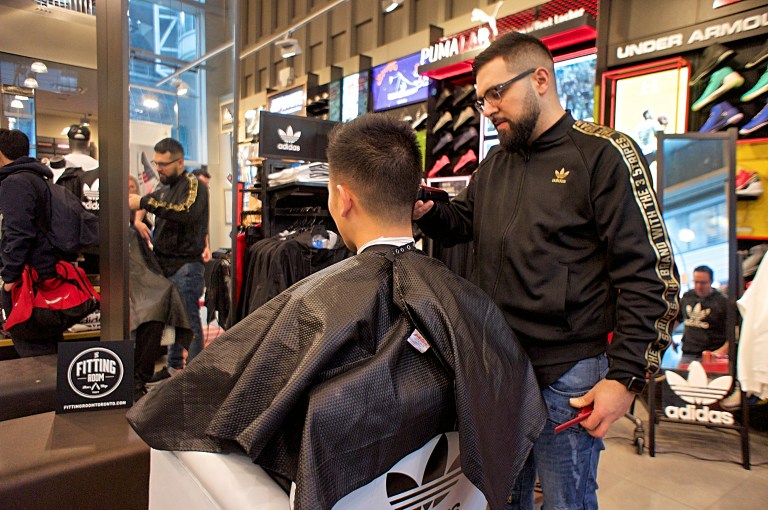 The Fitting Room Toronto at Foot Locker on 247 Yonge Street