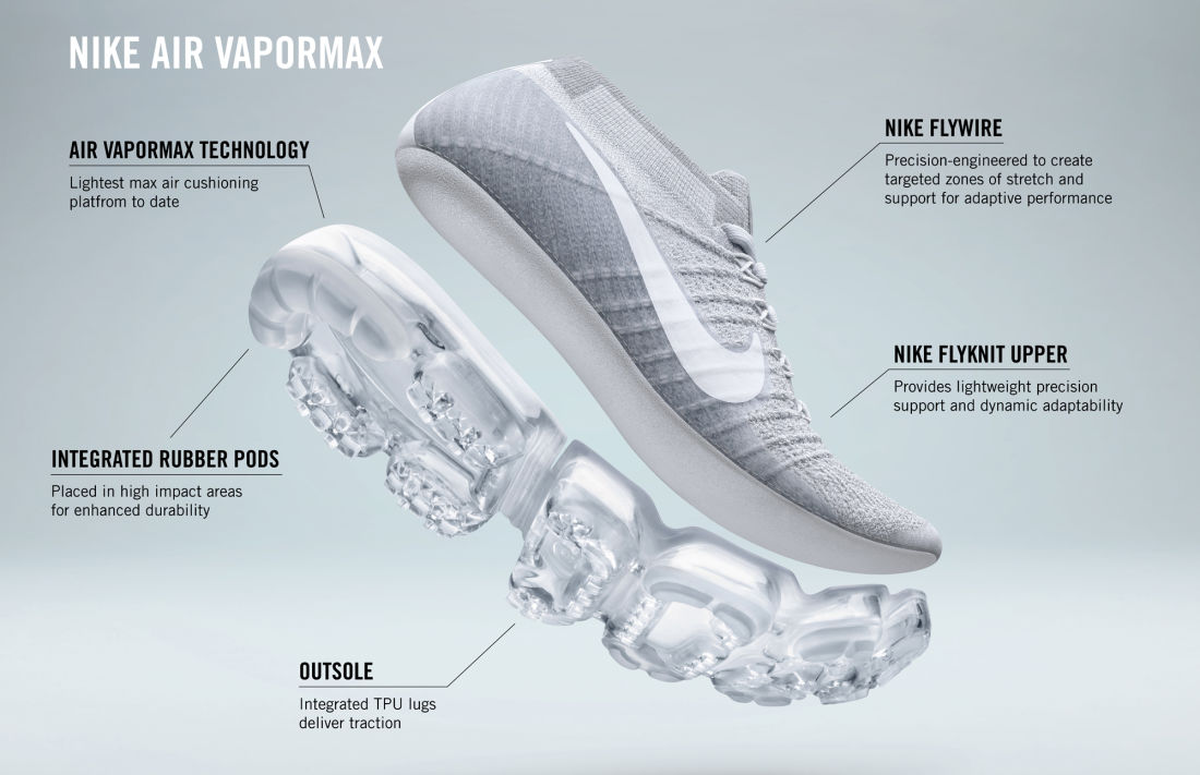 my nike vapormax popped